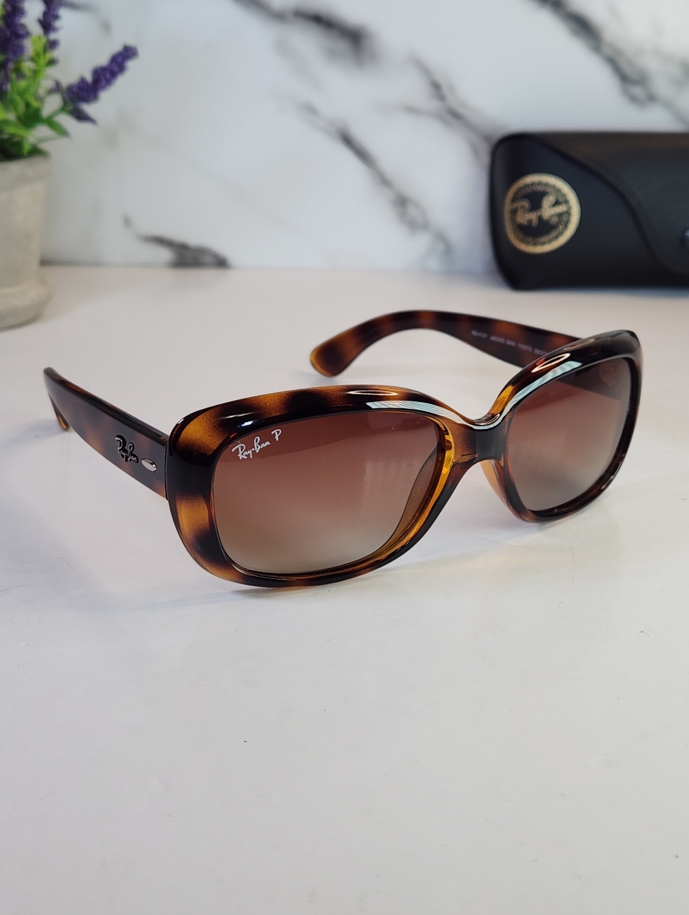 Ray-Ban Polarized Jackie OHH NEW. RB 4101 Women's Brown Sunglasses.